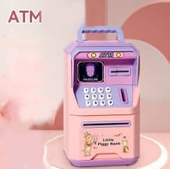 Kids ATM Piggy Bank – Electronic Password Money Safe with Coin & Bill Slot (Unicorn/Panda)