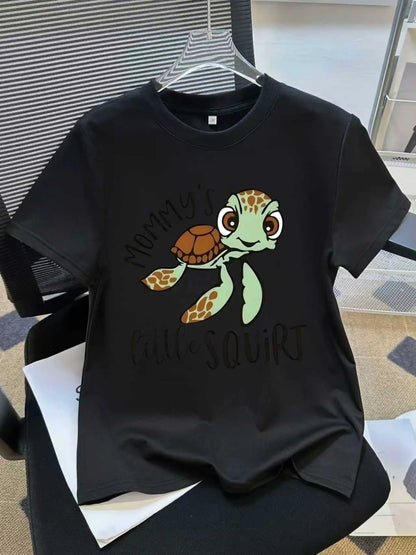 🌊 Mommy’s Little Squirt – Adorable Sea Turtle Tee 🐢