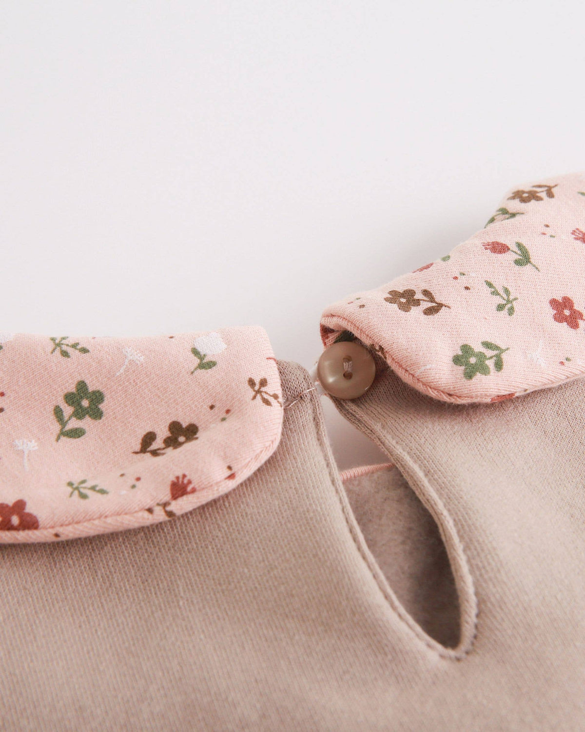 Fleece sweatshirt, ruffle collar & floral,2-6Y,JGI66777
