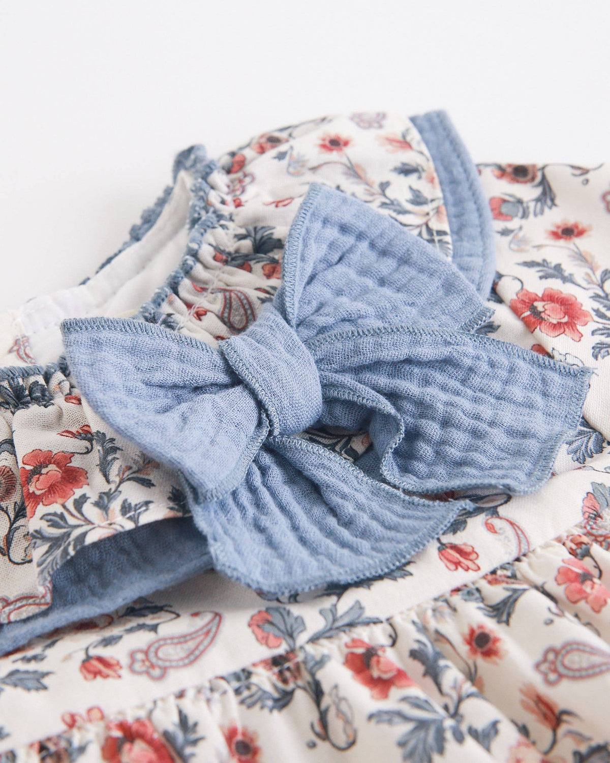L/S floral dress, ruffle collar,3-9Y,JGI96807