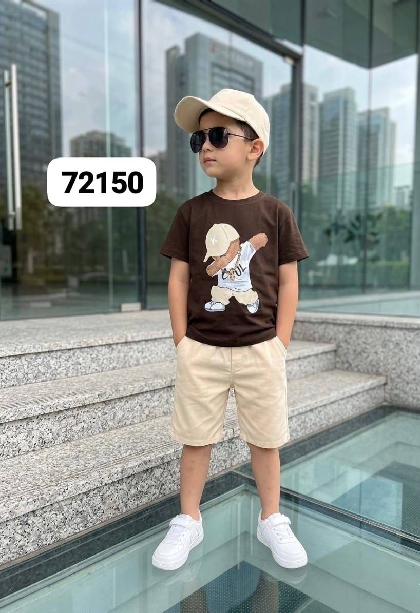 Kids Summer Premium T-Shirt & Shorts Set – Cool, Trendy & Comfortable
