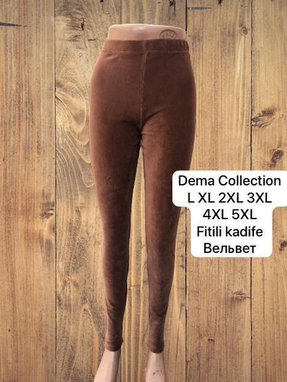 DEMA Collection Brown Corduroy Pants – Made in Turkey