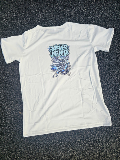 Black Graphic Streetwear T-Shirt – “Never Mind”