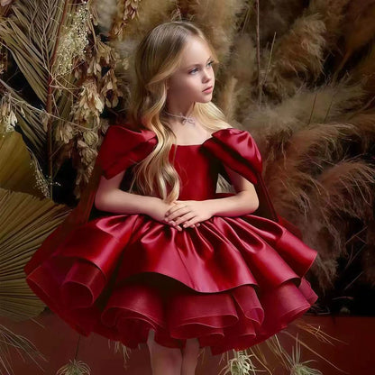 Make a statement without saying a word/Satin Party dress