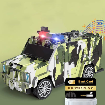🚨 Fun & Secure Police-Themed Electronic Piggy Bank with ATM card ! 🚨🚓💰