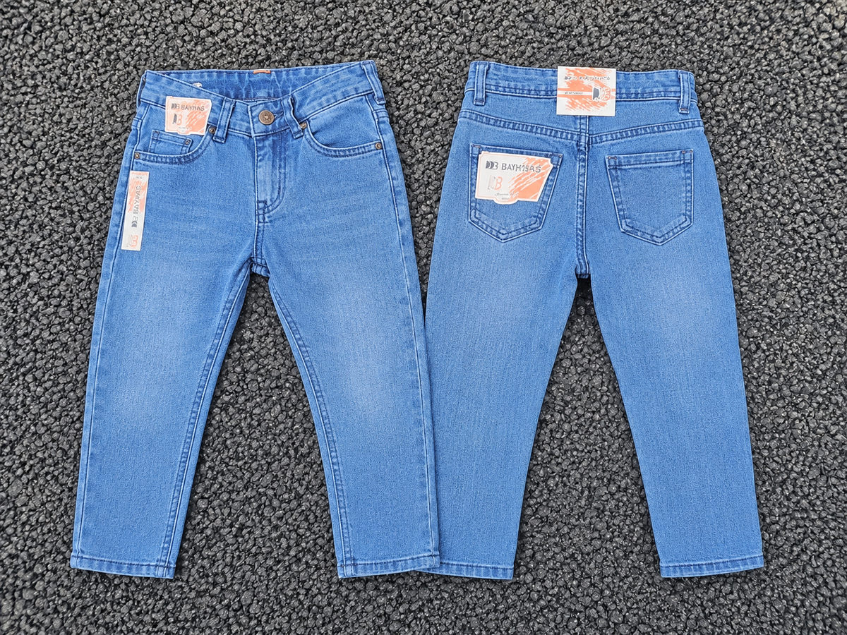 Premium Kids Light Blue Denim Jeans – Soft, Stylish & Durable