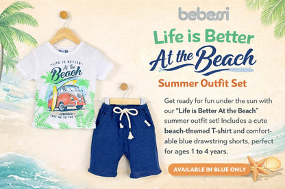 Life Is Better at the Beach – Baby Summer Outfit Set
