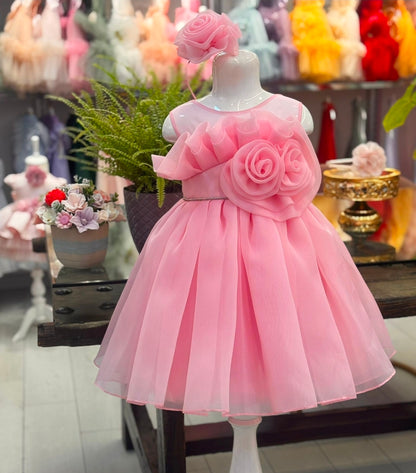 Elegant Pink Flower Girl Dress – Sweet, Sophisticated & Picture-Perfect👗