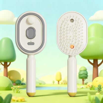 Portable Electric Retractable Air Cushion Hair Brush – Scalp Massage & Detangling Brush (USB Rechargeable)