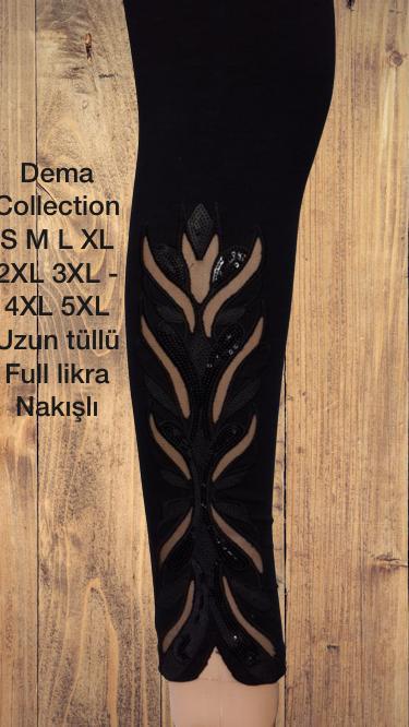 Elegant Turkish Embroidered Leggings – Stretch Comfort with a Touch of Glamour